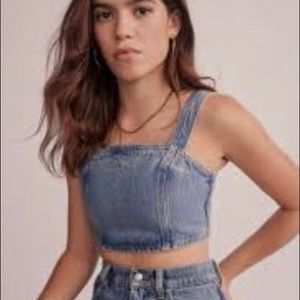 JEAN CROP TOP